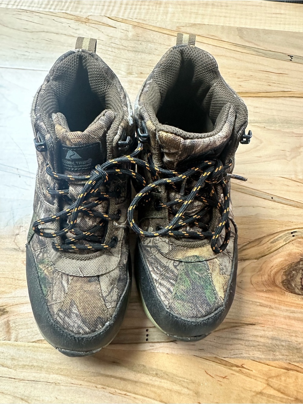 Ozark Trail Brown Camouflage Hiking Boots